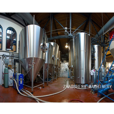 濟南1500L不銹鋼糖化罐 商用自釀啤酒設備的優選方案